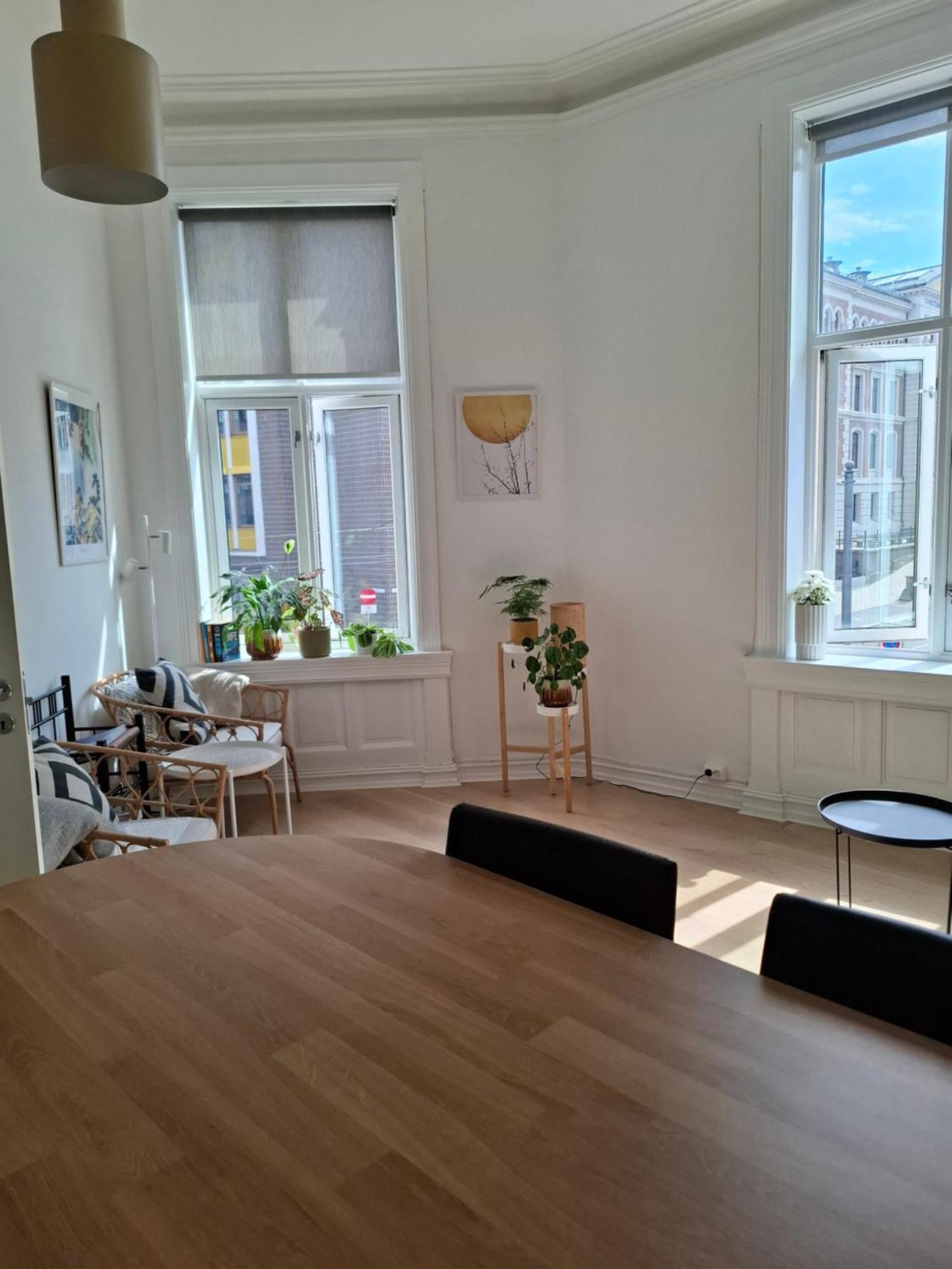 Bright And Charming Apartment From 1878 With View To The New National Museum In Oslo Exterior foto